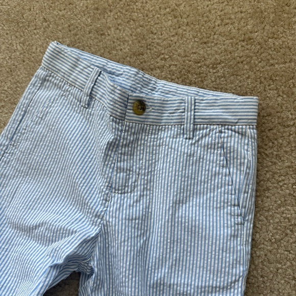 Janie and Jack kids boys STRIPED SEERSUCKER PANT - Picture 5 of 9